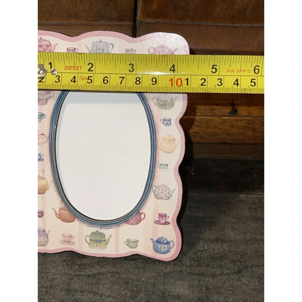 Susan Wheelers  Teapots Picture Frame 4x6 Pink
